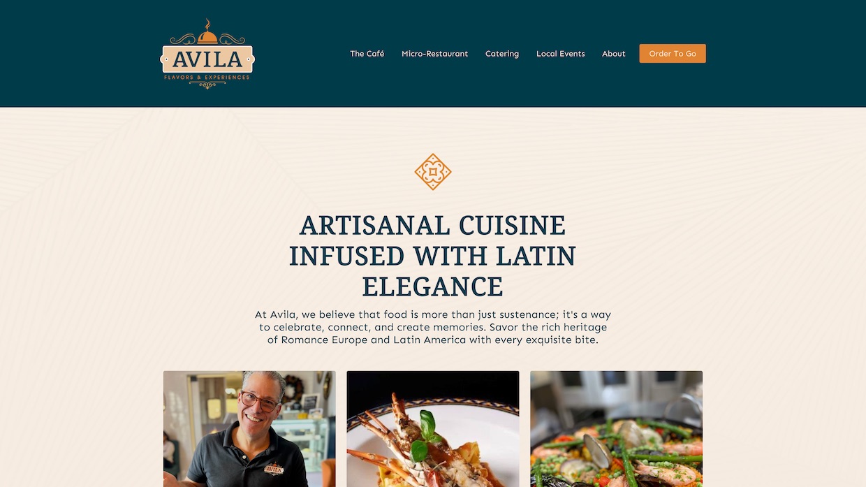 Voixly Web Design Portfolio 440 - Avila Flavors & Experiences - [avilaexperiences.com]