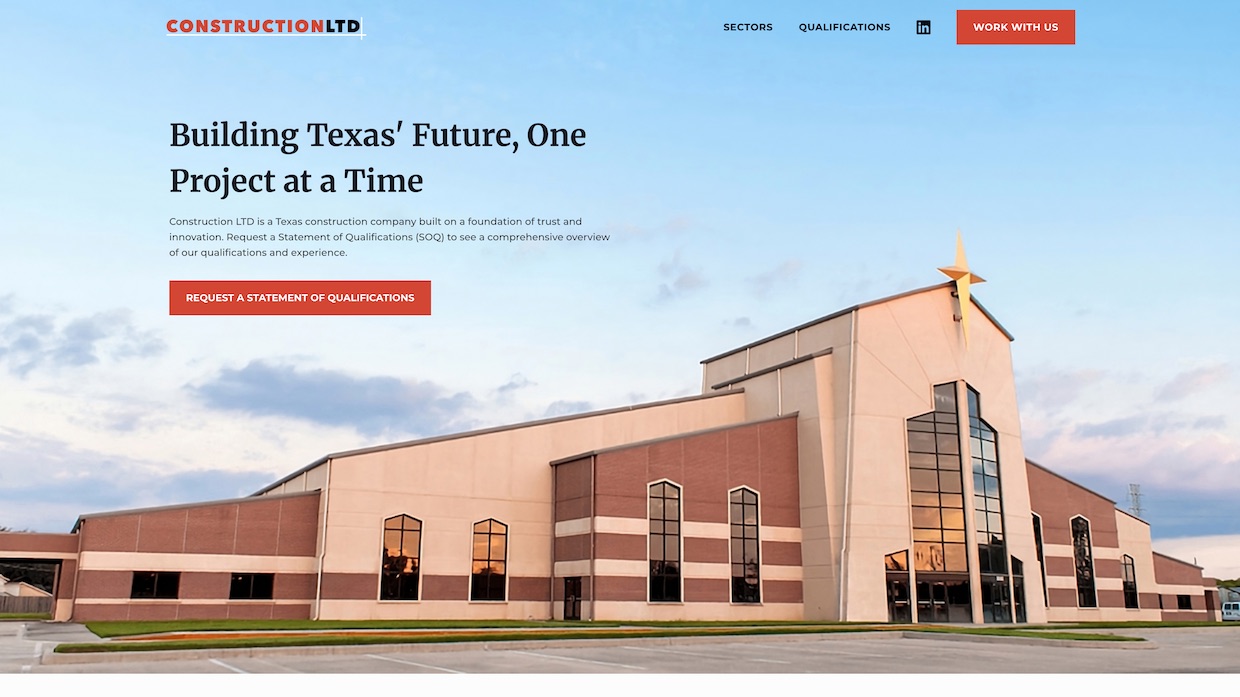 Voixly Web Design Portfolio 445 - Construction LTD - [cltd.net]