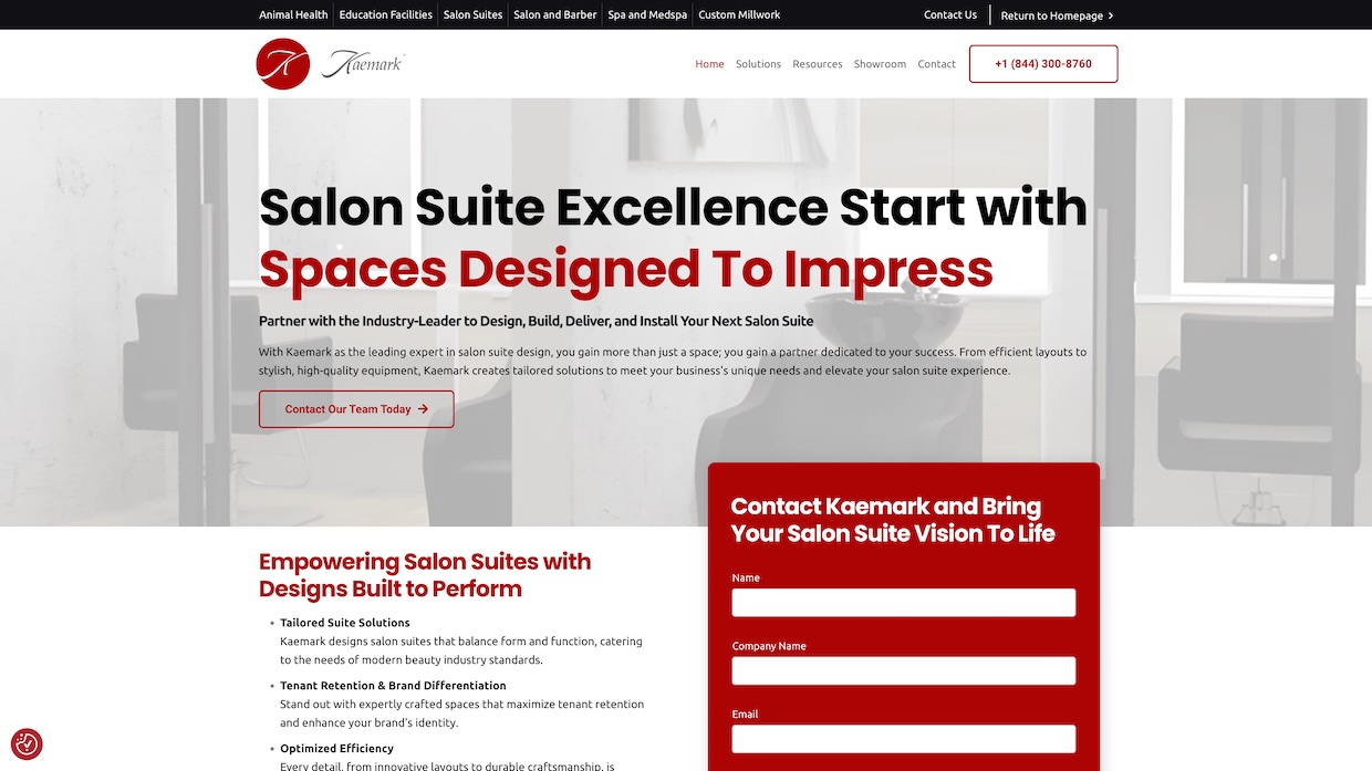 Voixly Web Design Portfolio 453 - Custom Salon Suite Design & Build – Functional, Stylish Solutions_ - [kaemark.com]