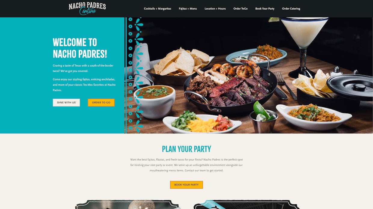 Voixly Web Design Portfolio 459 - Nacho Padres – Top Tex-Mex Spot in The Woodlands & Spring, TX_ - [nachopadres.com]